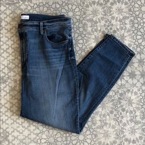 LOFT modern high waist skinny ankle jeans